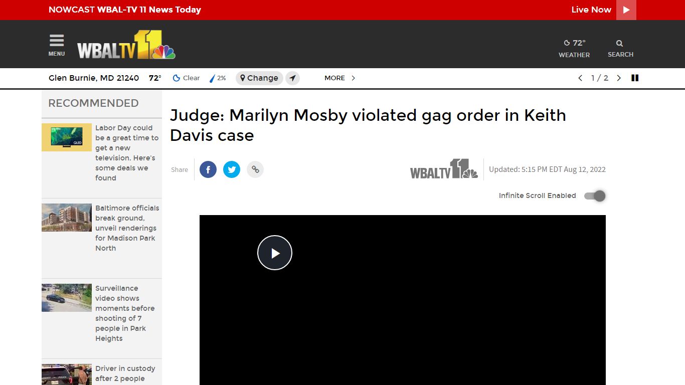 Mosby violated gag order in Keith Davis case, judge finds